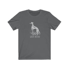 Load image into Gallery viewer, Funny greyhound shirt | dog lovers | speed noodle | pun | great hound | unisex