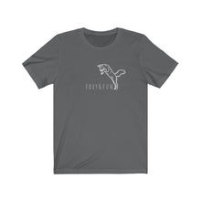 Load image into Gallery viewer, Foxy t-shirt | fox shirt | fun | wildlife | cute animal top | jumping fox | unisex