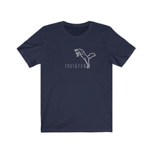 Load image into Gallery viewer, Foxy t-shirt | fox shirt | fun | wildlife | cute animal top | jumping fox | unisex