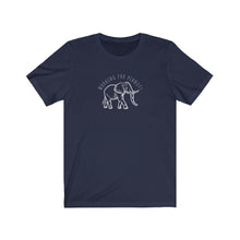 Load image into Gallery viewer, Elephant T-shirt | peanuts | working hard | wildlife | animals | funny shirt | unisex