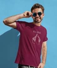 Load image into Gallery viewer, Wild for giraffe t-shirt | wildlife | animal | fun | conservation top | unisex
